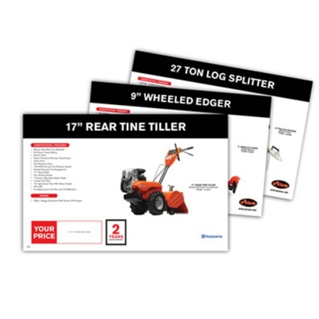 Retail First Ariens Ope Fact Tag TVAROPEFT01, 11PK 210766